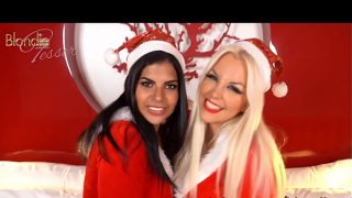 HORNY PLAYING IN CHRISTMAS WITH SHEILA ORTEGA – BLONDIE FESSER